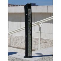 Potelet de voirie | Potelet Graph en acier avec décor personnalisable