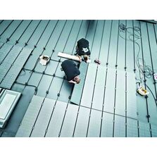 Module PV double verre pour toiture en bande aluminium à joints debout | Module Solaire Prefalz