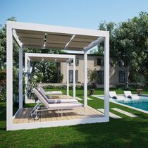 Pergola aluminium avec sol intégré | ILO 