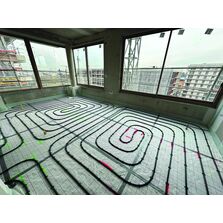 Plancher chauffant réversible acoustique avec plaque en laine de roche | Giacoconfort + Giacosol