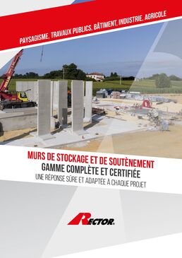 Murs de soutènement, stockage et murs blocs