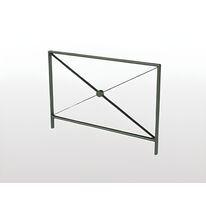Barrière de voirie en acier pour aménagement urbain | Croix Métropole de Grenoble Néomob 
