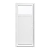 Porte de service PVC Molène 2 | Porte de service PVC sécurisée 5 points vitrage retardateur d’effraction