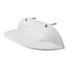 Casquette anti-pluie en plastique blanc pour caméra de vidéosurveillance | SBV-215WCW HANWHA