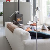 Poêle à gaz modulaire de forme cubique | Blokhus Faber