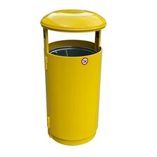 Poubelle urbaine avec protection antivandalisme pour le tri sélectif des déchets | CALIFORNIA TRI