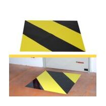 IDENTIFICATION MARQUAGE DES SOLS AIRE BICOLORE KIT DE 3 ZONES INTERIEUR 900x900 mm | WATTELEZ 