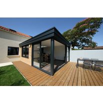 Véranda aluminium style contemporain | AMEXSO