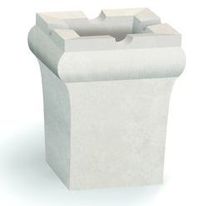 Cendrier en pierre naturelle ? CORNICHE - réf. CO_CE