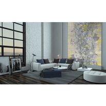 Fleurs bleues et jaunes