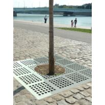 Grille d’arbre | Grille d’arbre Artimon en acier découpé au laser