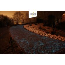 Revêtement de sol avec du béton luminescent pour bordures de piscine, terrasses et trottoirs | Technologie LuminTech
