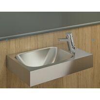 Lavabo LAVANDO trou rob. Ø35 à gche ss trop plein Inox 304 sat | Réf. 121360