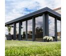 Véranda aluminium à toiture plate | WALLIS - Série 414TP