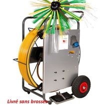 Rotobrosse électrique 750 W en chariot pour nettoyage conduit de ventilation | PROGALVA ENERGIES