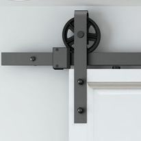 Ferrure de porte coulissante bois en acier | Bario 3 - AC030107
