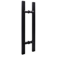 Poignée de porte battante rectangulaire noire | Venise - AC315B