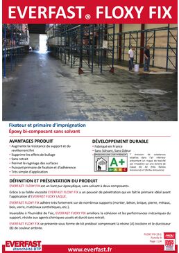 Fixateur et primaire d’imprégnation pour résines époxy | EVERFAST FLOXY FIX