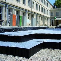 Structure alvéolaire rainurée pour le stockage temporaire des eaux pluviales | Nidaflow EP