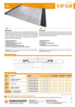 K-UP SLIM | Système de couvre-joint de dilatation pour revêtement de faible épaisseur (nouveau produit 2022) 