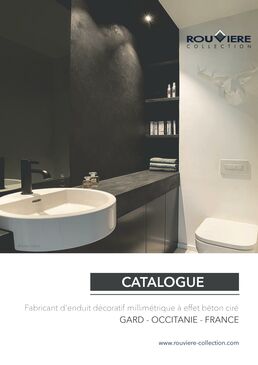 Enduit minéral décoratif à effet béton ciré Rouviere Collection