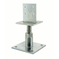 Pied de poteau réglable forte charge | PIBA