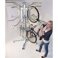 Support vélo vertical avec arceau | WEGA