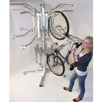 Support vélo vertical avec arceau | WEGA