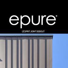 Bardage architectural en acier à joint debout | EPURE - 4 modèles de 4 largeurs pour des façades régulières ou rythmées 