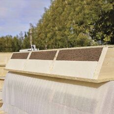 Panneau isolant en fibre de bois pour toitures en pente | Usystem Roof OS Comfort Natural