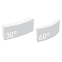 Carreaux courbes en béton cellulaire pour cloisons et aménagement intérieur | Gamme Siporex CARREAUX 