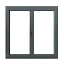 Fenêtre battante à poignée centrée et profilé affiné | Prismatic