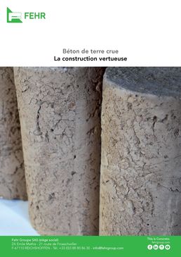 Béton de terre crue pour préfabrication de panneaux ossature bois | PrecoTerre