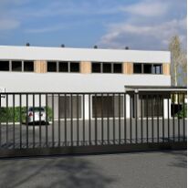 Portail Acier barreaudé Autoportant | TS