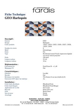Papiers Peints Géo |  Harlequin