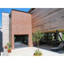 Plaquette de parement en terre cuite Naturelle flammée | Normandie