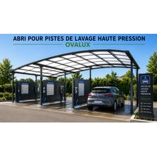 ABRI POUR PISTES DE LAVAGE HAUTE PRESSION OVALUX