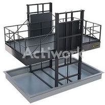 Monte-charge double colonne économique | ACTIWORK 