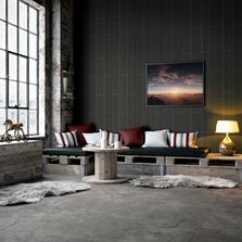Lambris décoratif PVC aux teintes sombres | Havanna Dark Brown Art-Panel  