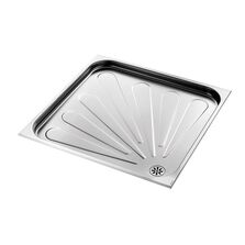 Receveur de douche 800x800 profondeur 60 mm Inox 304 satiné | Réf. 150300 