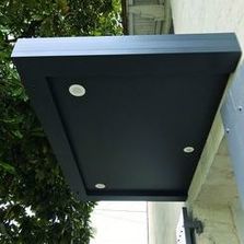 Marquise en aluminium pour protection en façade | Alysée