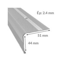 NEZ DE MARCHE ALU STRIE SPECIAL JUPE LONGUE PERCE 51 X 44 MM | WATTELEZ 