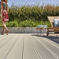 Lame de terrasse composite alvéolaire 180 mm 