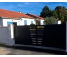 Portail coulissant aluminium sur-mesure | V Ajouré