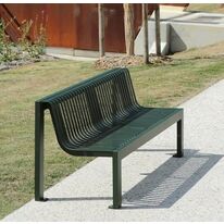 Banc, banquette et fauteuil en acier thermolaqué | Synergie