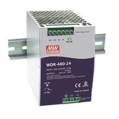Alimentation industrielle RAIL DIN 480W à sortie unique | MEAN WELL WDR-480-24
