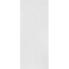 Porte coulissante arche laquée blanc avec serrure | LAPEYRE SERVICES