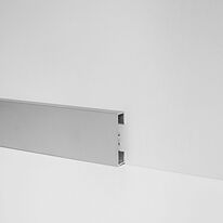Plinthe décorative technique | METAL LINE 89 – aluminium anodisé pose collée sol flottant et finitions architecturales