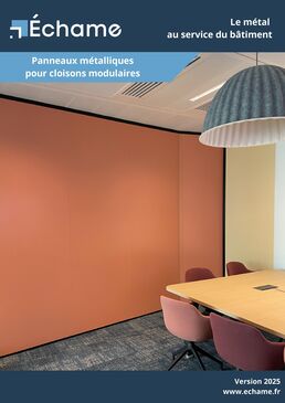 Brochure panneaux de cloisons ECHAME