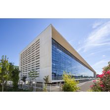 Mur-rideau aluminium à fixation par clameau pour vitrage XXL | TANAGRA